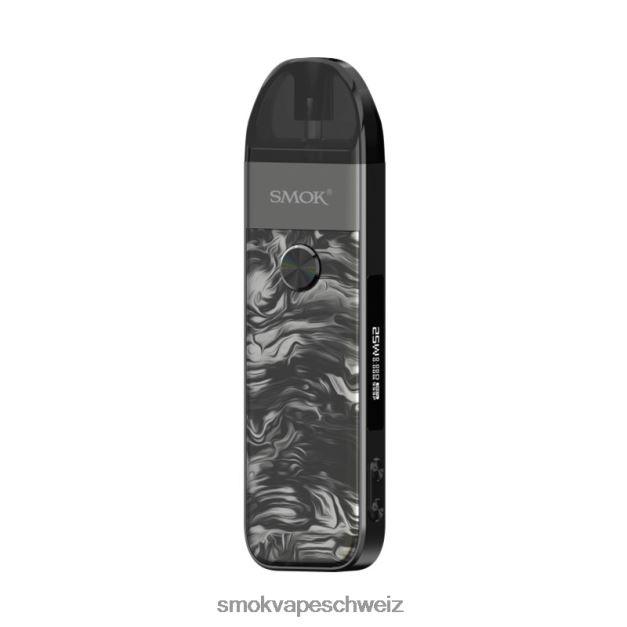 0482JT119 - SMOK vape kit Schweiz - SMOK Pozz Profi-Kit fließendes Schwarzgrau