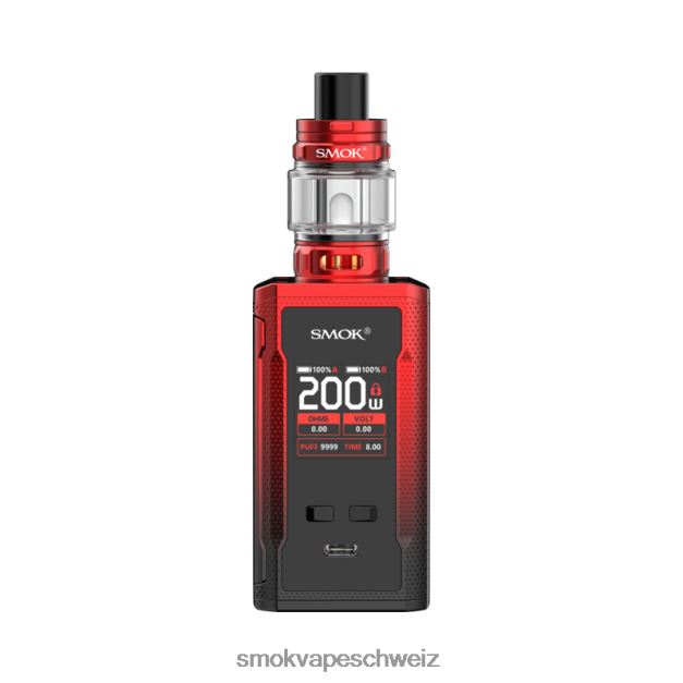 0482JT101 - SMOK vape Schweiz - SMOK R-Kiss 2 Bausatz Schwarz Rot