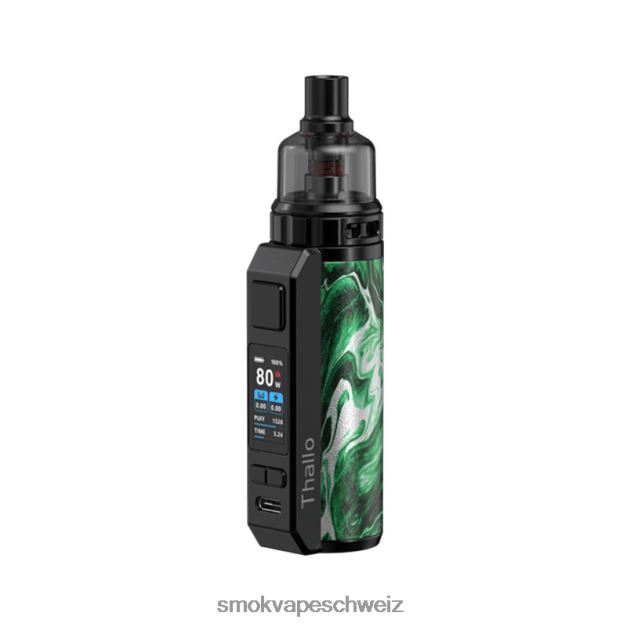 0482JT289 - SMOK vape kit Schweiz - SMOK Thallo Bausatz flüssiges Grün