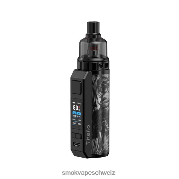 0482JT290 - SMOK vape shop Schweiz - SMOK Thallo Bausatz fließendes Schwarzgrau