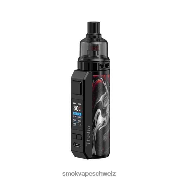 0482JT292 - SMOK vape Geneva - SMOK Thallo Bausatz flüssiges Schwarzrot