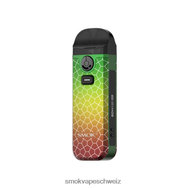 0482JT274 - SMOK alien kaufen - SMOK Nord 4 Bausatz Rasta grüne Rüstung