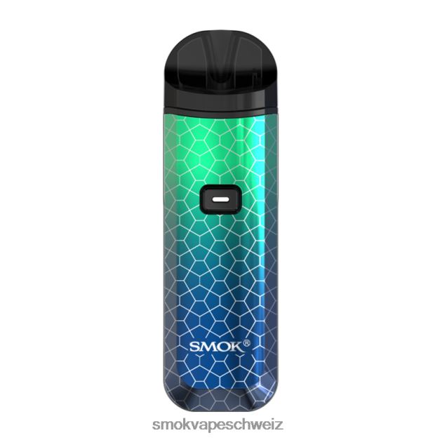 0482JT130 - SMOK vape shop Schweiz - SMOK Nord Profi-Kit Prisma grün blaue Rüstung