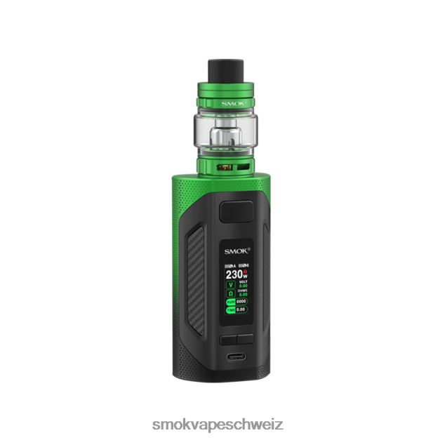 0482JT306 - smog coin kaufen - SMOK Rigel Bausatz Schwarz Grün