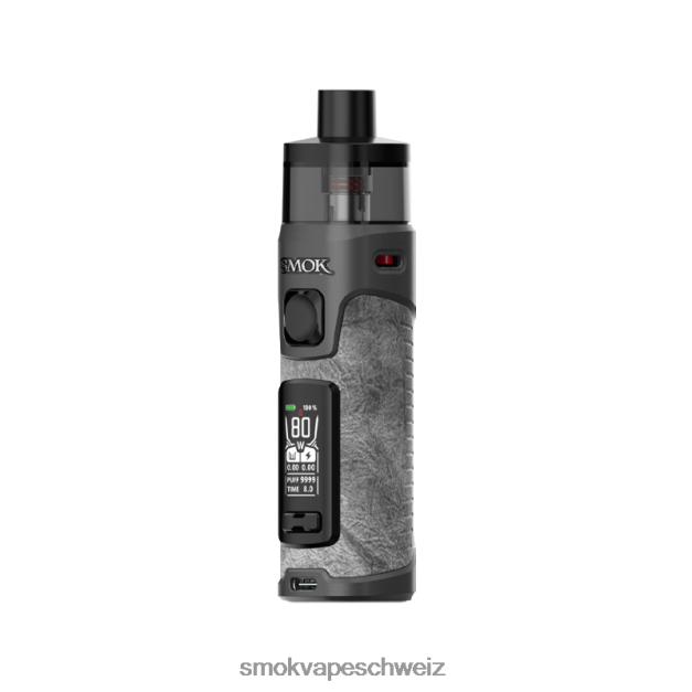 0482JT81 - SMOK vape Schweiz - SMOK RPM 5 Pro-Kit graues Leder