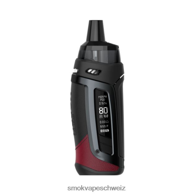 0482JT155 - SMOK vape kaufen - SMOK Morph s Pod-80-Kit Schwarz Rot