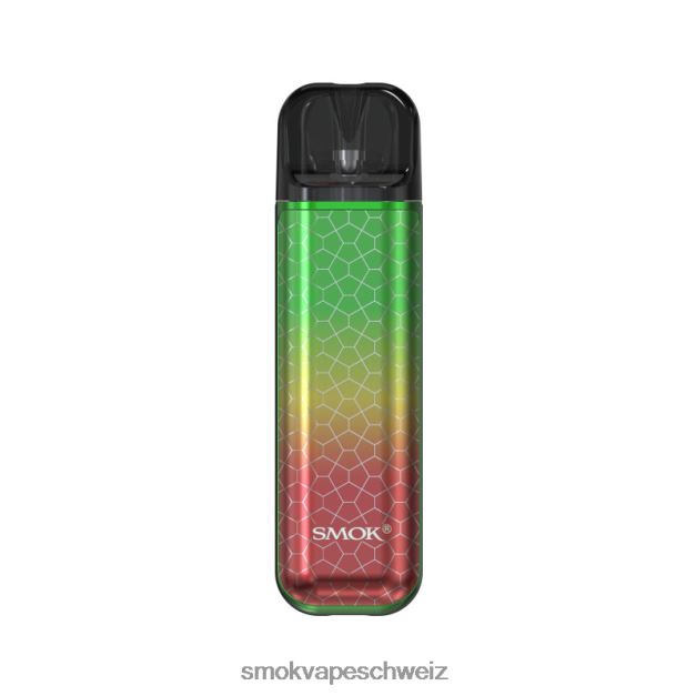 0482JT135 - SMOK vape kaufen - SMOK NOVO 2s-Kit Rasta grüne Rüstung