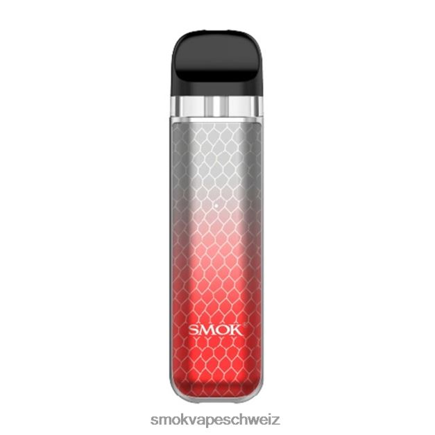 0482JT59 - SMOK vape kit Schweiz - SMOK NOVO 2x Bausatz Silberrote Kobra