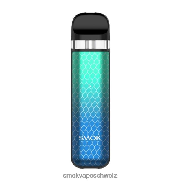 0482JT61 - SMOK vape Schweiz - SMOK NOVO 2x Bausatz grün-blaue Kobra