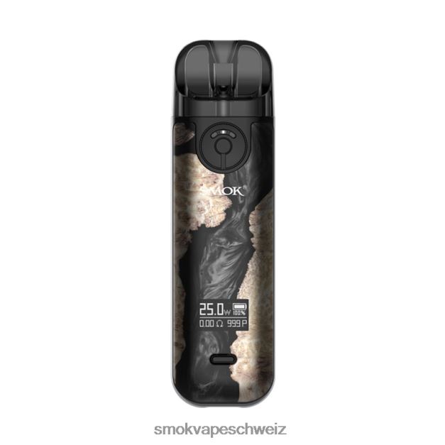 0482JT228 - SMOK atomizer kaufen - SMOK NOVO 4 Bausatz schwarzes stabilisierendes Holz