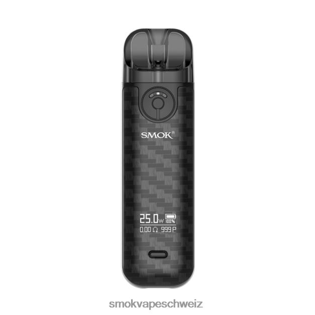 0482JT231 - SMOK vape Schweiz - SMOK NOVO 4 Bausatz schwarze Kohlefaser